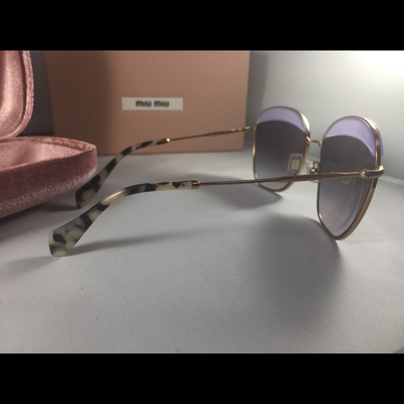 Miu Miu SMU53Q Purple/Gold frame. - Picture 2 of 4